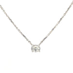 Lab Grown Oval Diamond Necklace - Markbridge Jewellers