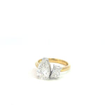 Lab Grown Two Stone Diamond Engagement Ring - Markbridge Jewellers