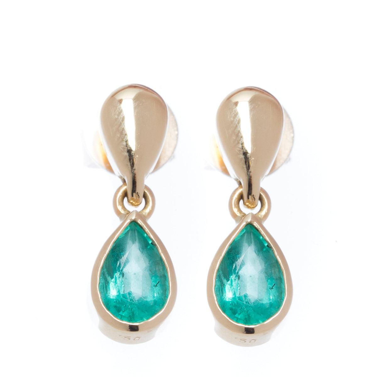 MB-LUXE Emerald Drop Studs - Markbridge Jewellers