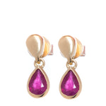 MB-LUXE Ruby Drop Studs - Markbridge Jewellers