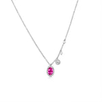 Meira T Pink Sapphire & Diamond Necklace - Markbridge Jewellers