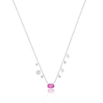 Meira T Pink Sapphire & Diamond Necklace - Markbridge Jewellers