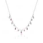 Meira T Pink Spinel & Diamond Necklace - Markbridge Jewellers