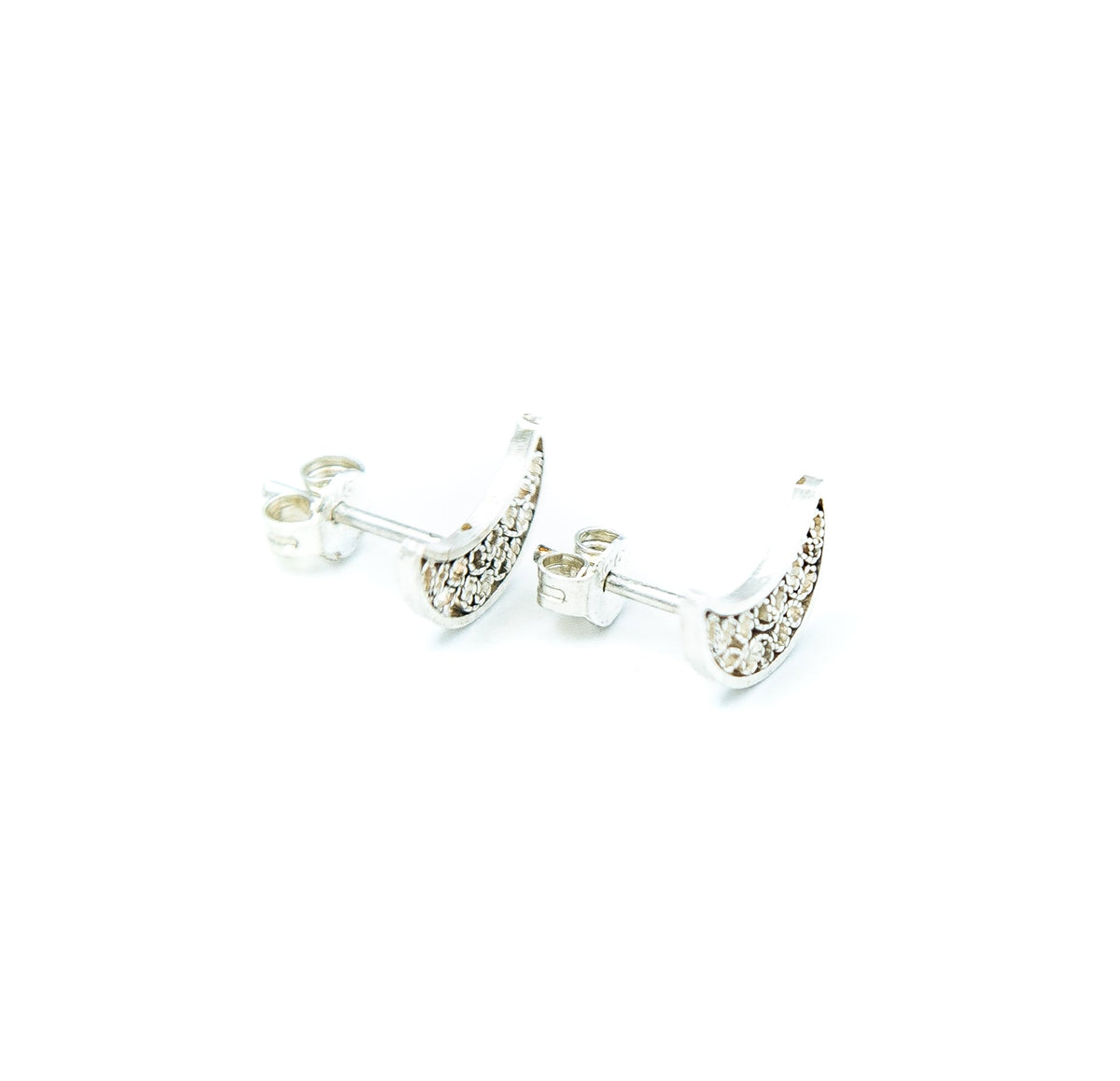 Moon Stud Earrings - Markbridge Jewellers