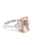 Morganite & Diamond Dress Ring - Markbridge Jewellers