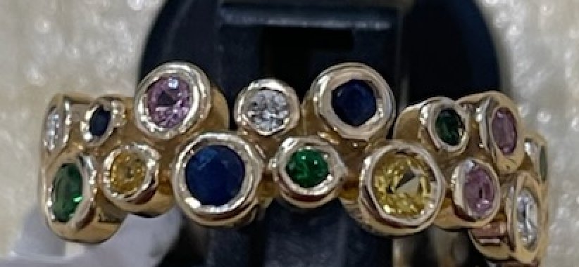 Multi Coloured dress ring - Markbridge Jewellers