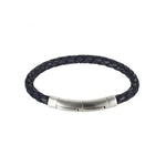 Nero Italian Leather & Stainless Bracelet - Markbridge Jewellers