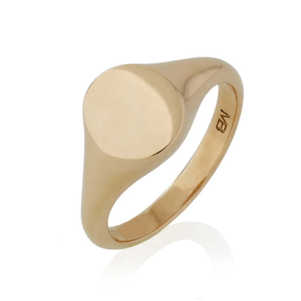 Oval Shape Signet Ring - Markbridge Jewellers