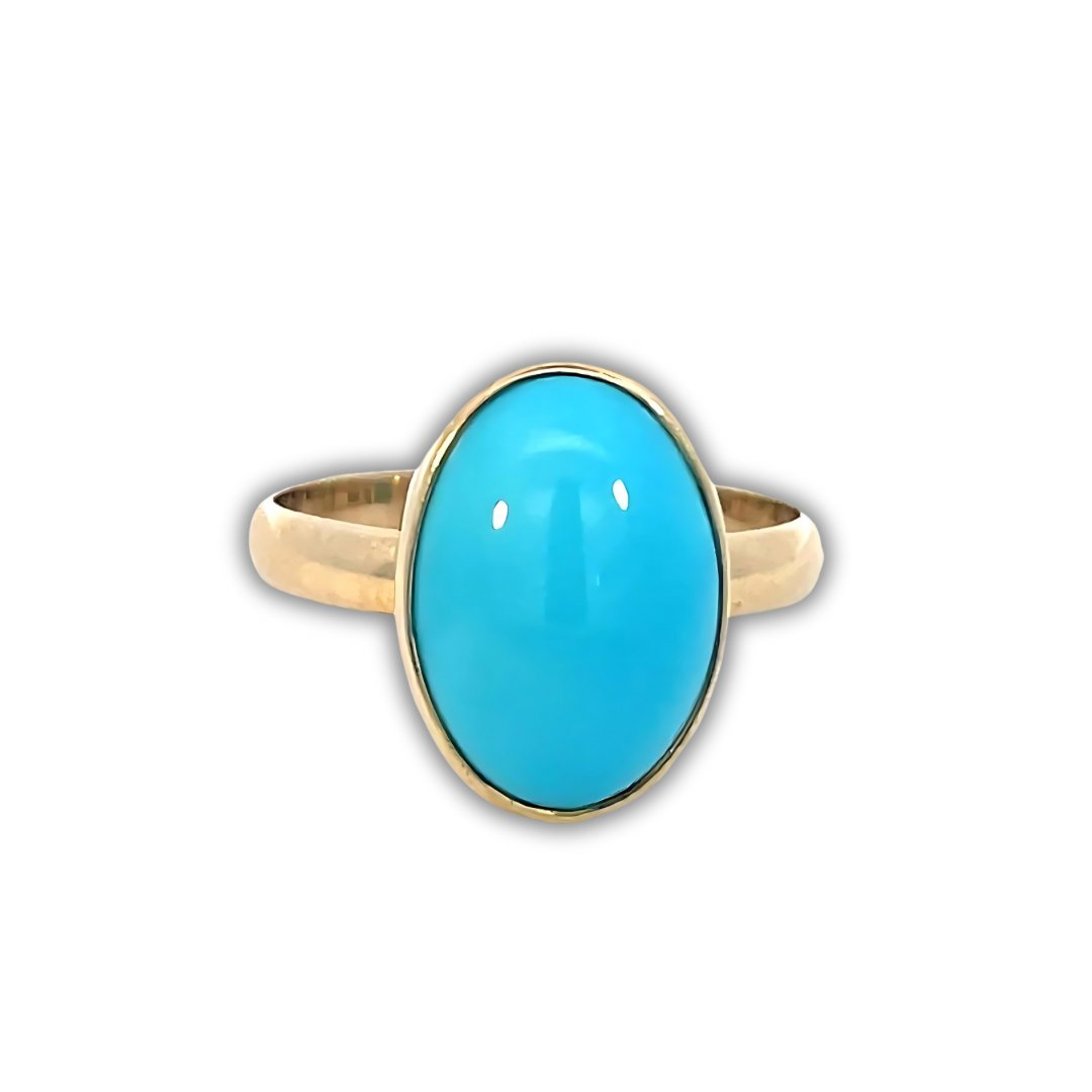 Oval Turquoise Ring - Markbridge Jewellers