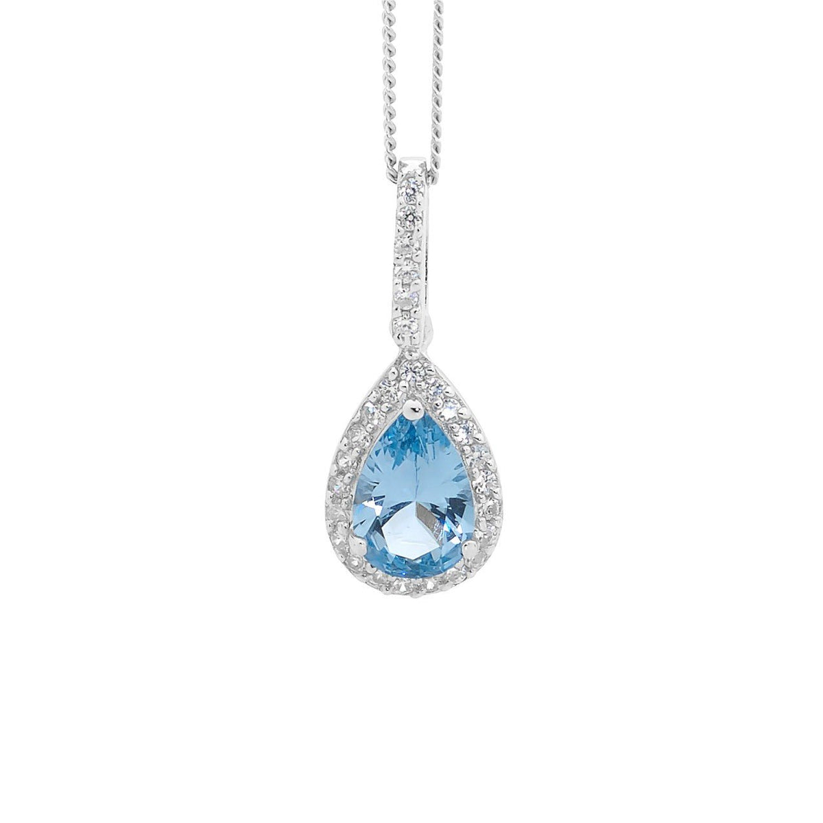 Pendant Blue - P637BL - Markbridge Jewellers