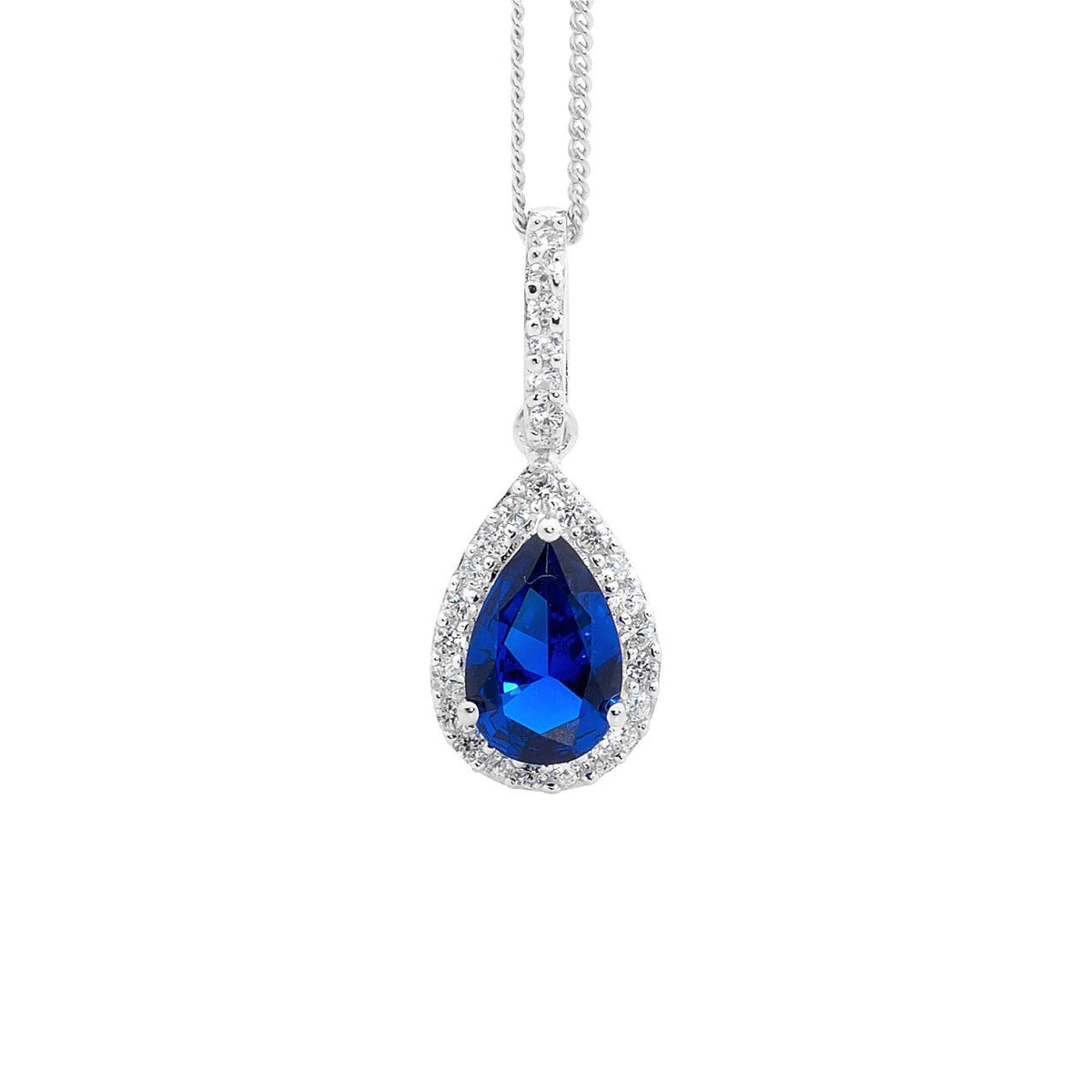 Pendant Blue - P637BL - Markbridge Jewellers