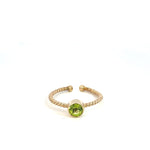 Peridot Twist Ring - Markbridge Jewellers