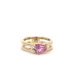 Pink Sapphire & Diamond Dress Ring - Markbridge Jewellers