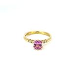 Pink Sapphire Diamond Engagement Ring - Markbridge Jewellers