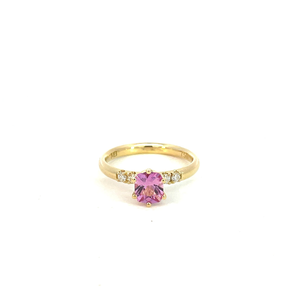 Pink Sapphire Diamond Engagement Ring - Markbridge Jewellers