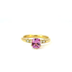 Pink Sapphire Diamond Engagement Ring - Markbridge Jewellers