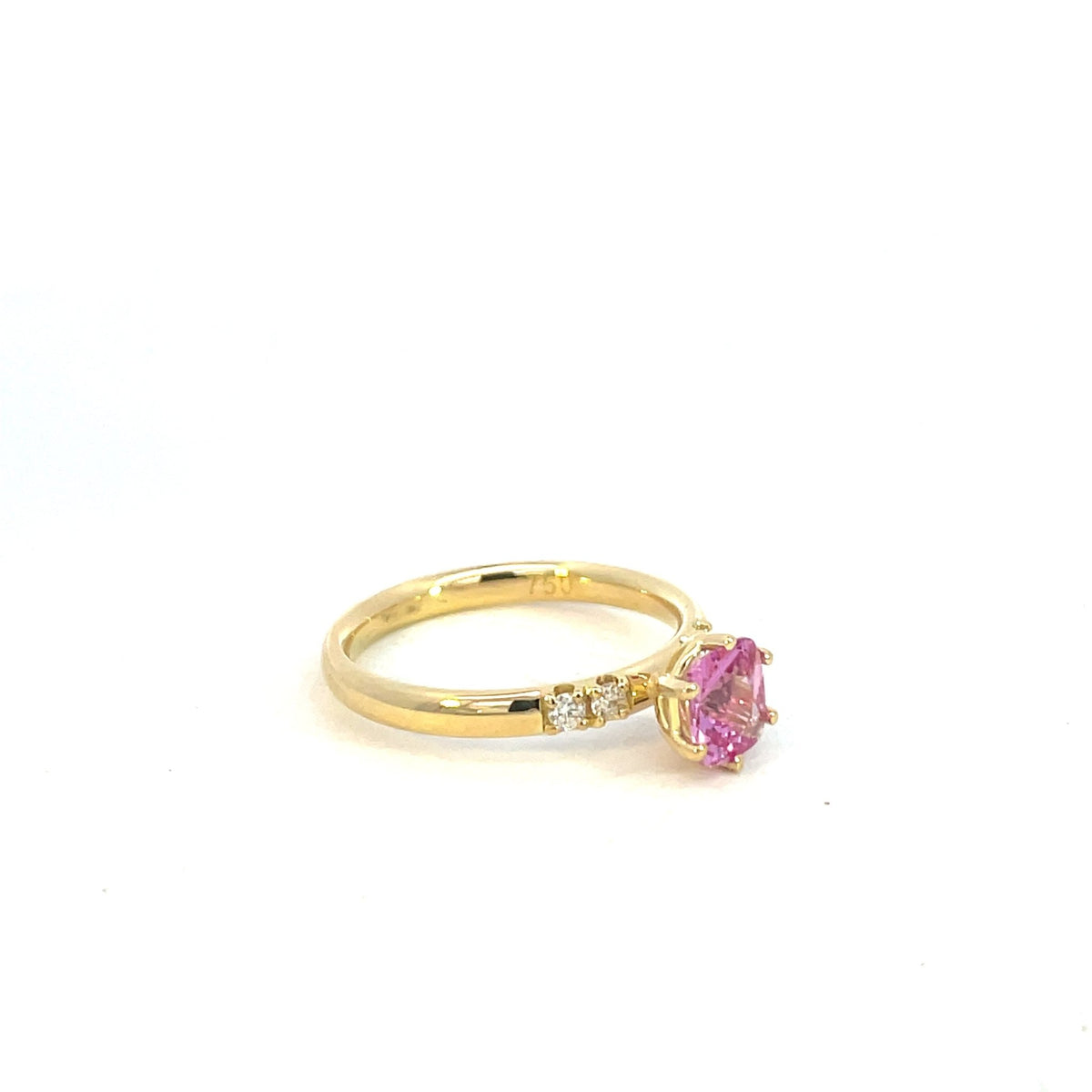 Pink Sapphire Diamond Engagement Ring - Markbridge Jewellers