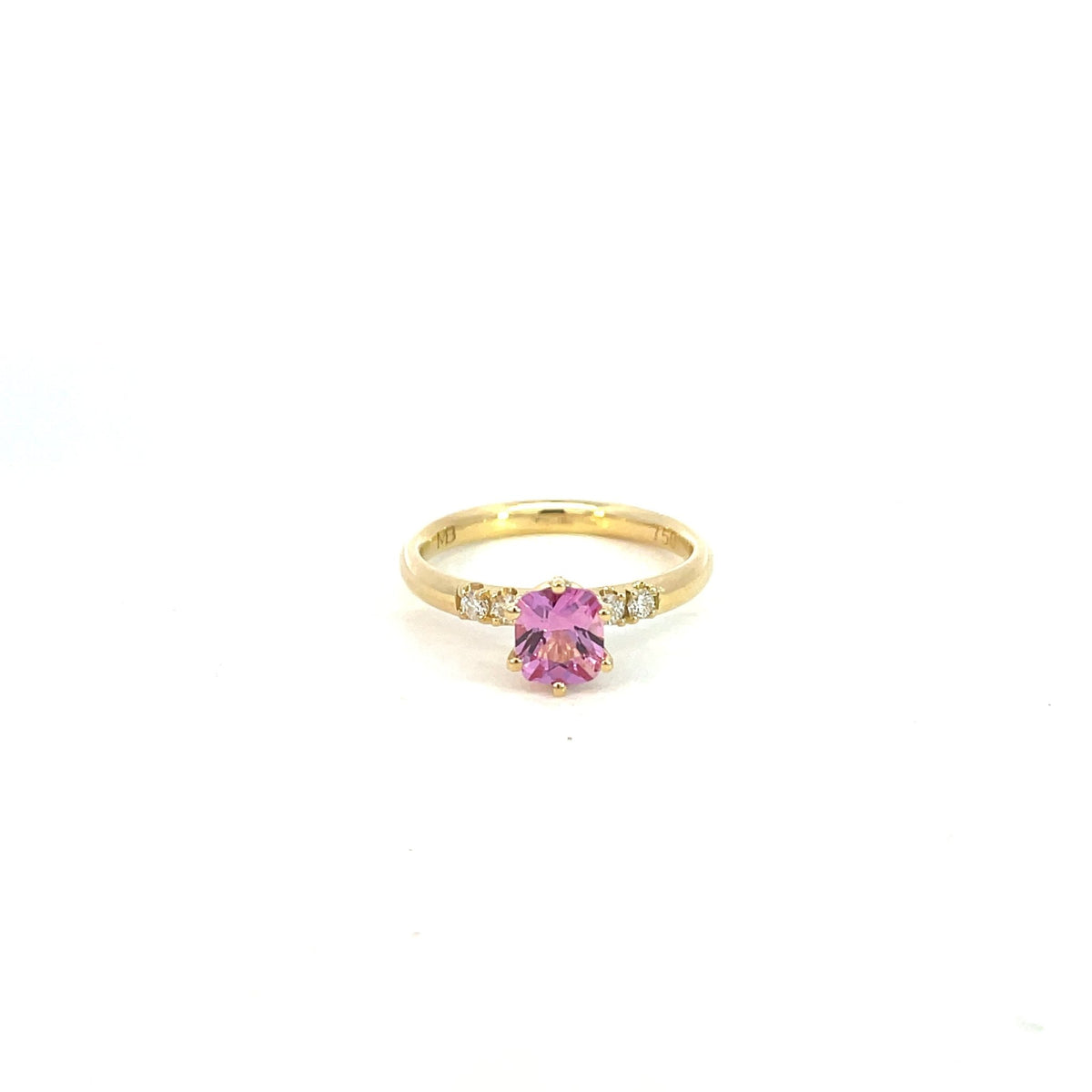 Pink Sapphire Diamond Engagement Ring - Markbridge Jewellers