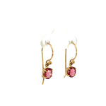 Pink Tourmaline Drop Earrings - Markbridge Jewellers