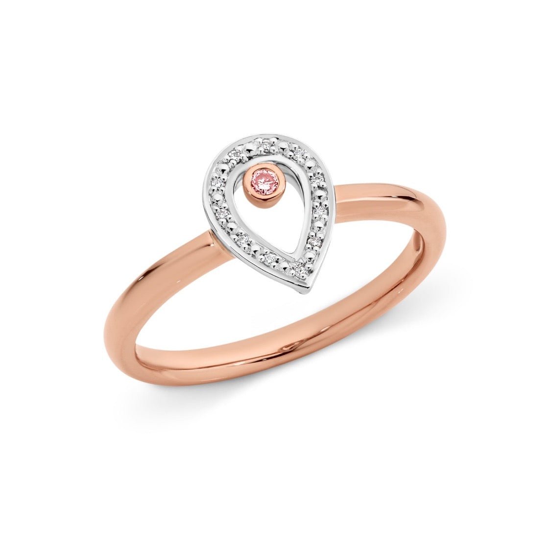Pink & White Diamond Dress Ring - Markbridge Jewellers