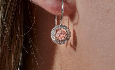 Pink & White Diamond Earrings - Markbridge Jewellers