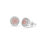 Pink & White Diamond Earrings - Markbridge Jewellers
