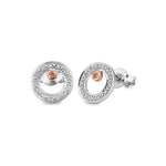 Pink & White Diamond Earrings - Markbridge Jewellers