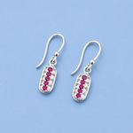 Bays Collection 'Akuna' Pink Sapphire Earrings