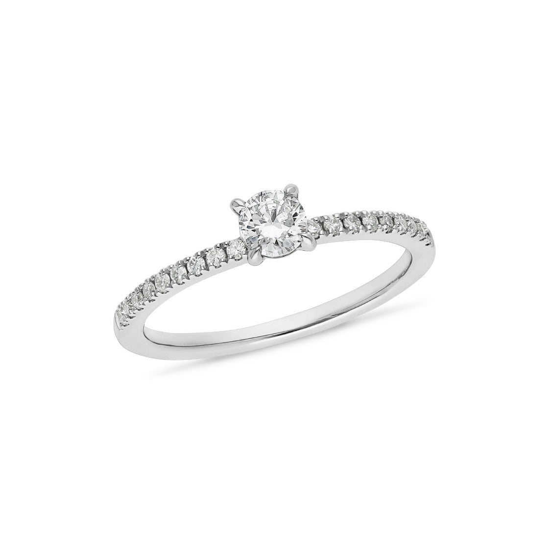 Round Brilliant Cut Diamond Engagement Ring - Markbridge Jewellers