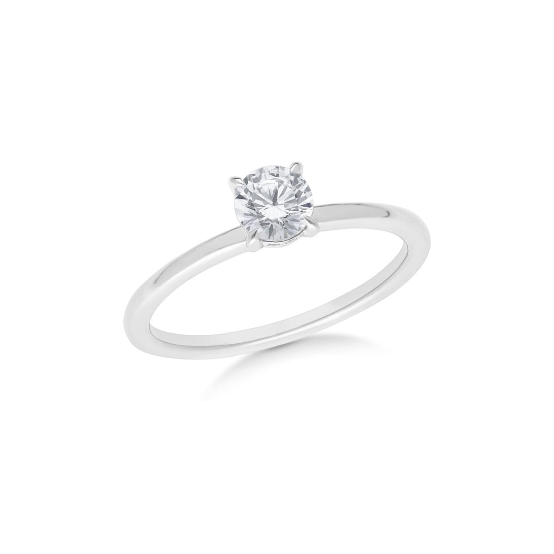 Round Brilliant Cut Diamond Solitaire Engagement Ring - Markbridge Jewellers