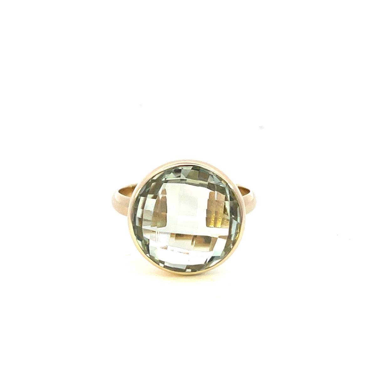 Round Green Amethyst Ring - Markbridge Jewellers