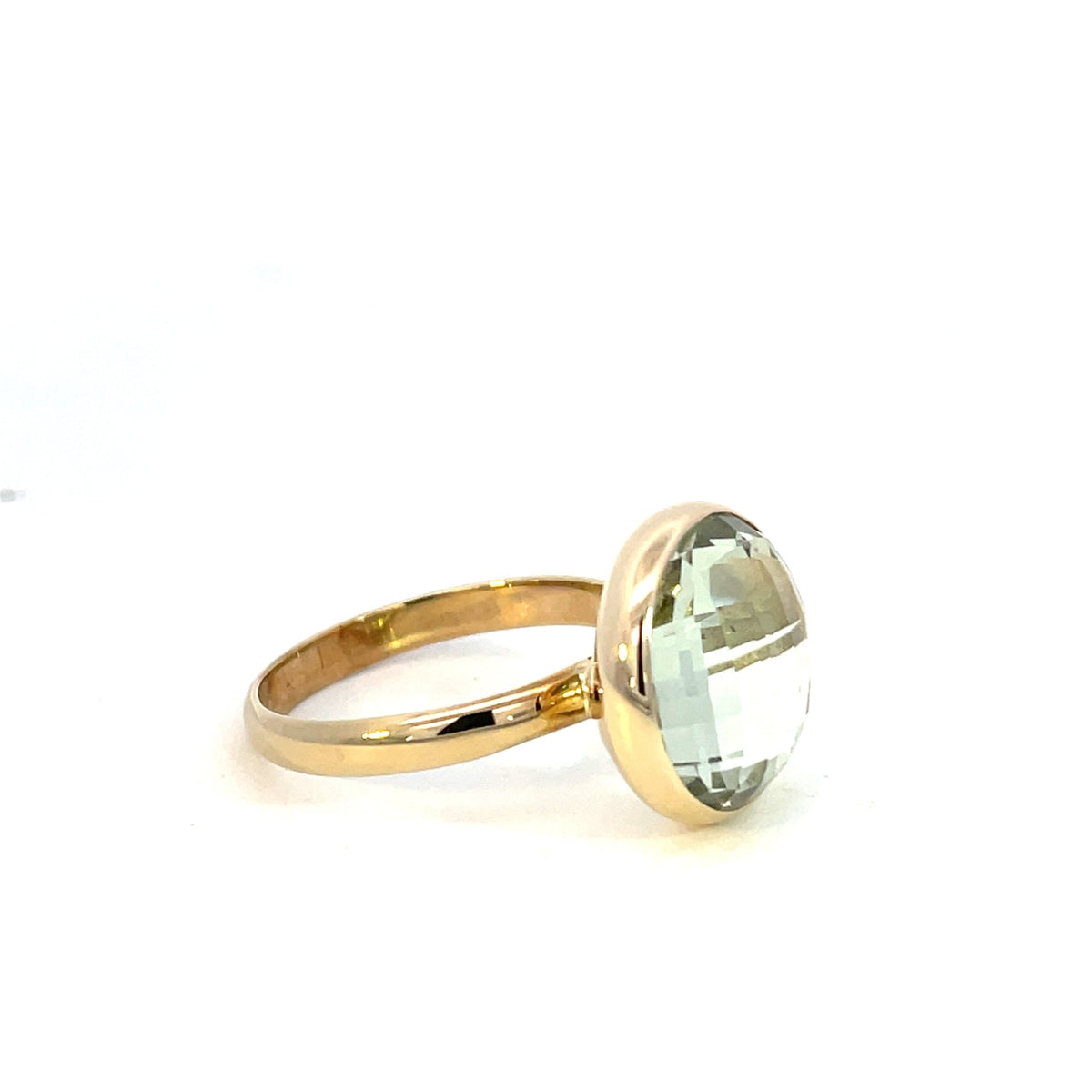 Round Green Amethyst Ring - Markbridge Jewellers