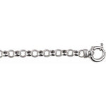 Silver Belcher Bolt Ring Chain - Markbridge Jewellers