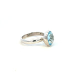 Silver Blue Topaz Dress Ring - Markbridge Jewellers