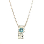 Silver & Blue Topaz Necklace - Markbridge Jewellers