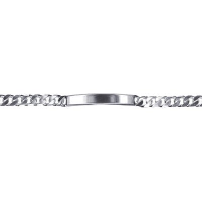 Silver Curb ID Bracelet - Markbridge Jewellers