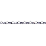 Silver Diamond Cut Oval Belcher Chain 4.20mm - Markbridge Jewellers