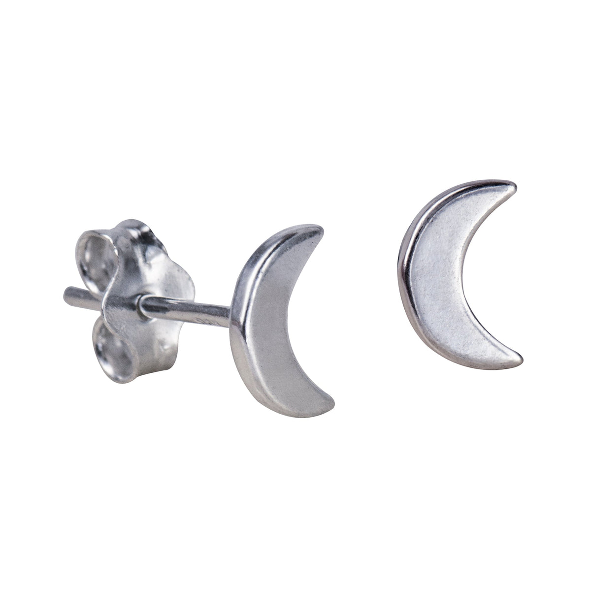 Silver Half Moon Earrings - Markbridge Jewellers
