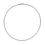 Silver Italian Round Omega Chain - Markbridge Jewellers