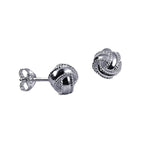 Silver Knot Earrings - Markbridge Jewellers