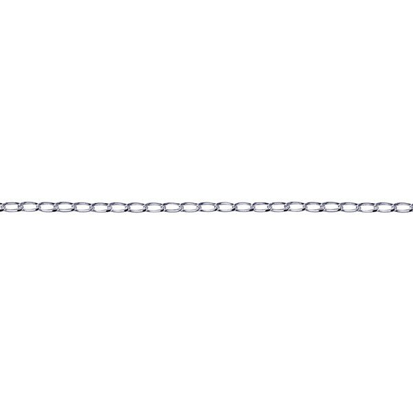 Silver Long Link Curb Chain 1.50mm - Markbridge Jewellers