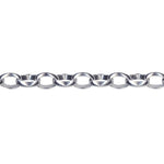 Silver Oval Belcher Chain 9.50mm - Markbridge Jewellers