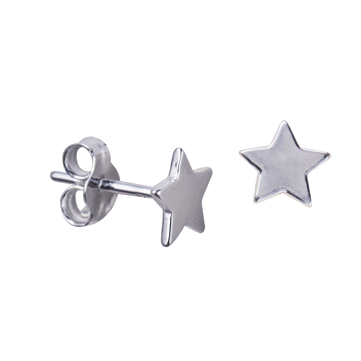 Silver Star Earrings - Markbridge Jewellers