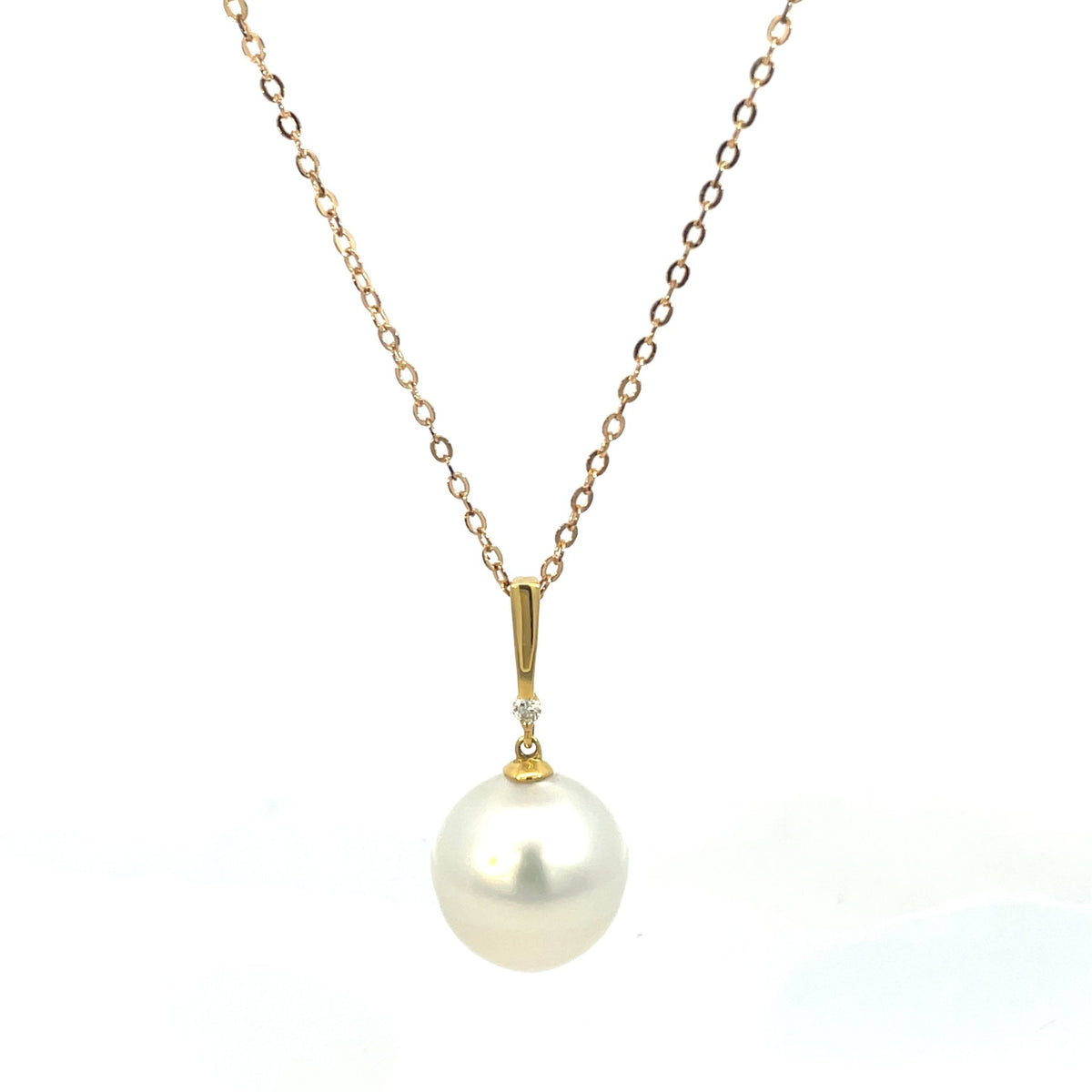 South Sea Pearl Diamond Pendant - Markbridge Jewellers
