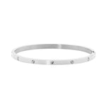 Stainless Steel Bangle Gold - SB180G - Markbridge Jewellers