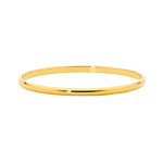 Stainless Steel Bangle Gold - SB206G - Markbridge Jewellers