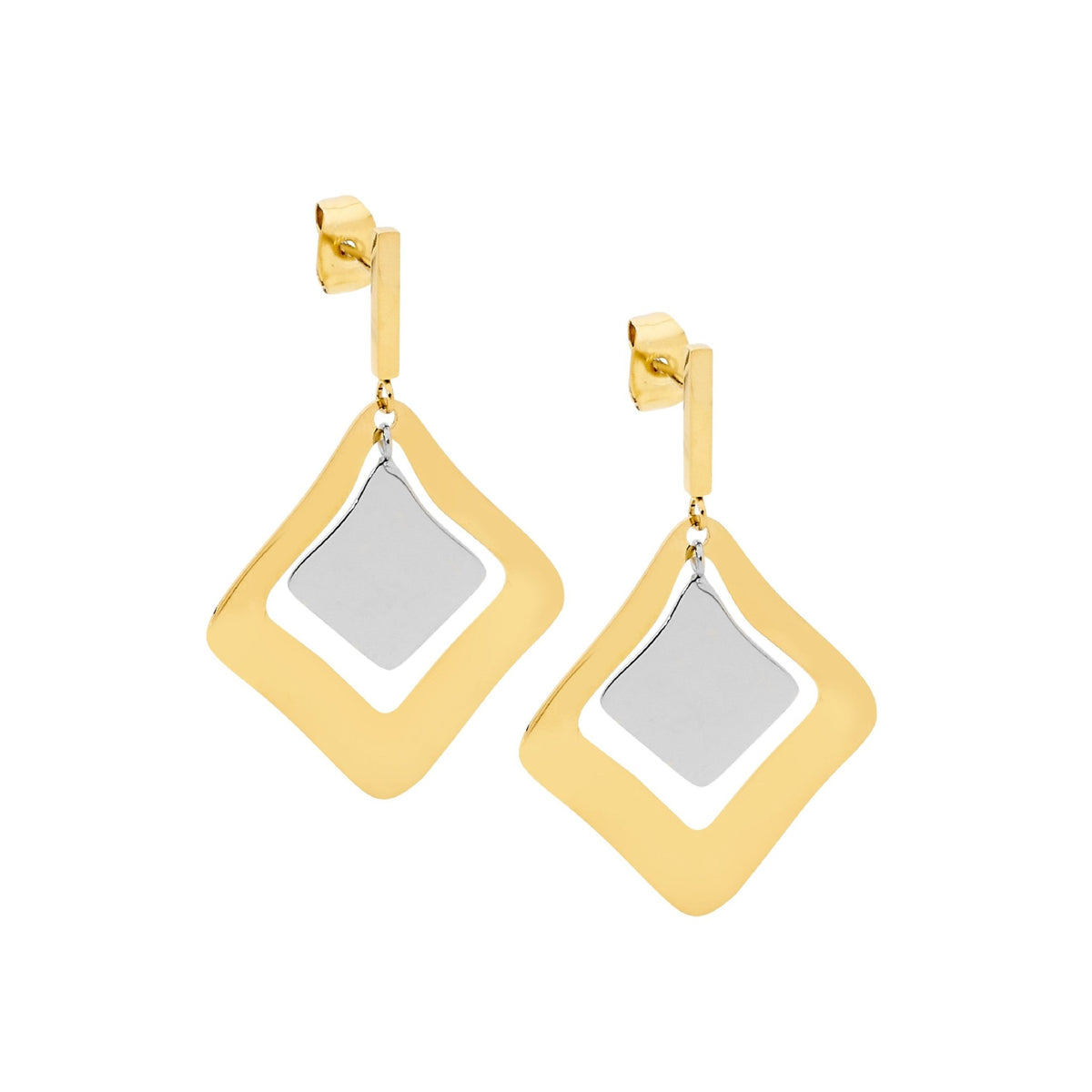 Stainless Steel Earring Gold - SE231G - Markbridge Jewellers
