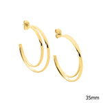 Stainless Steel Earring Gold - SE234G - Markbridge Jewellers