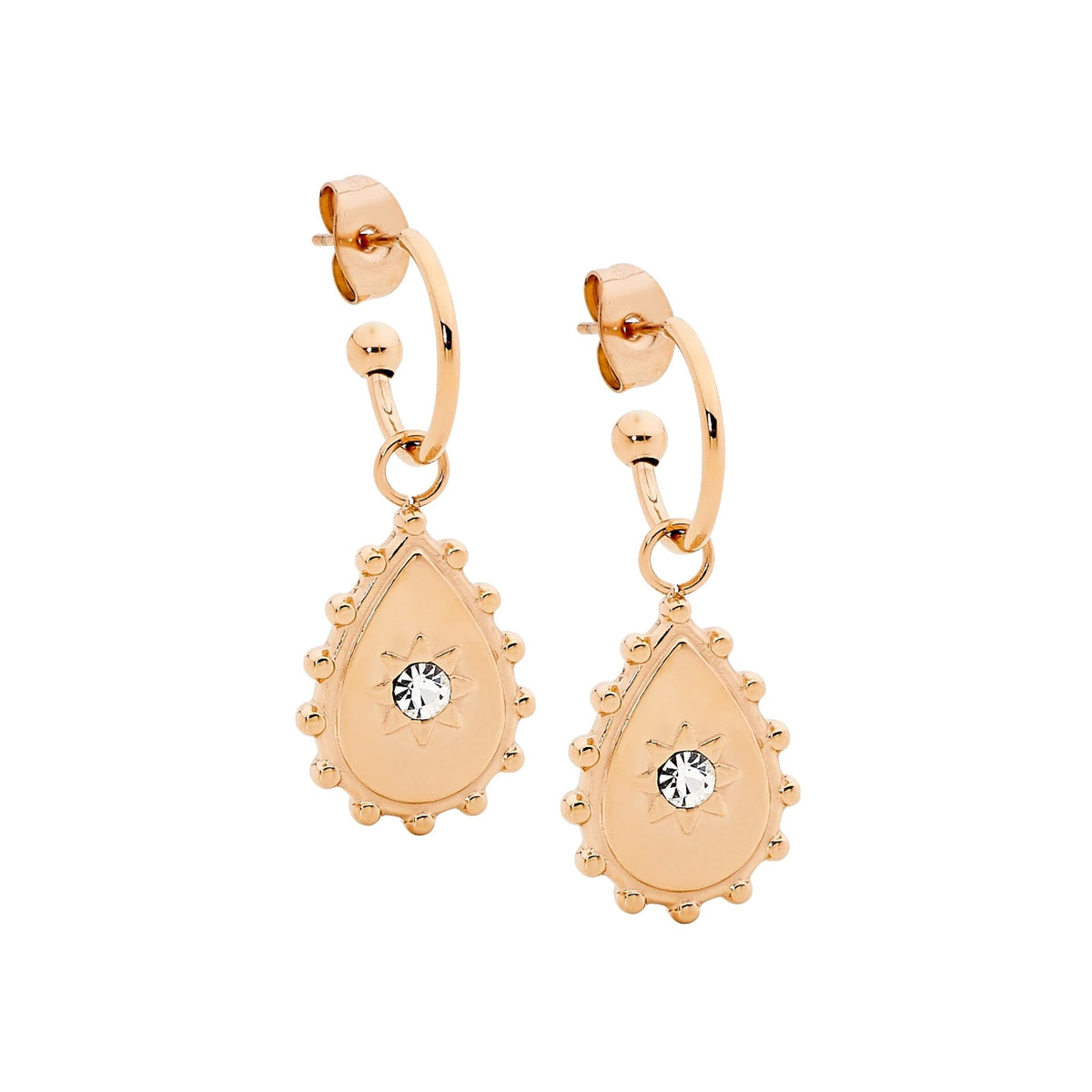 Stainless Steel Earring Gold - SE239G - Markbridge Jewellers