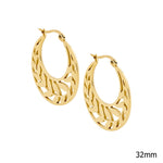 Stainless Steel Earring Gold - SE240G - Markbridge Jewellers